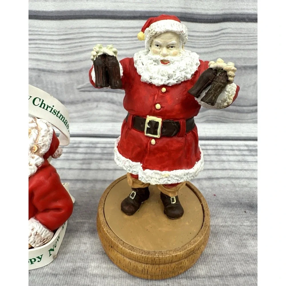 VINTAGE COCA‎ COLA SANTA CLAUS CHRISTMAS ORNAMENT & WILLITTS GALLERIES FIGURINE